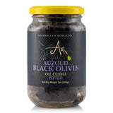Auzoud All-Natural Black Olives, Pitted, 230g
